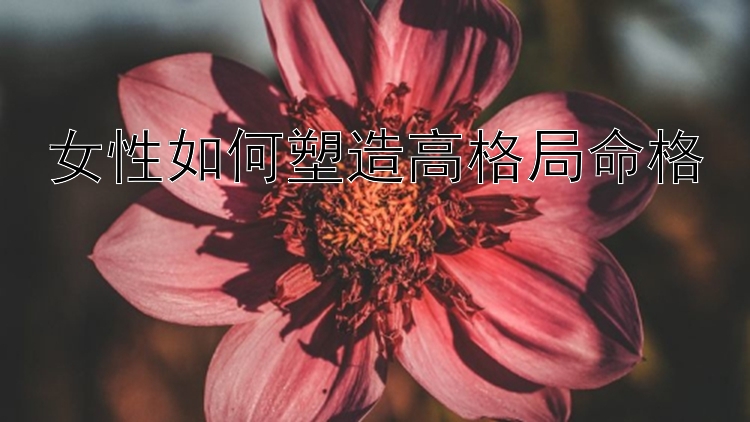 女性如何塑造高格局命格